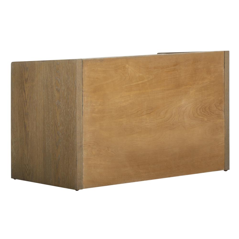 Percy Storage Bench, Rustic Oak/Beige. Picture 3