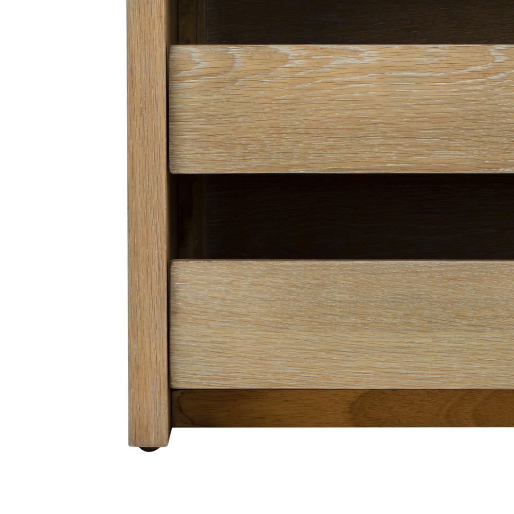 Percy Storage Bench, Rustic Oak/Beige. Picture 6