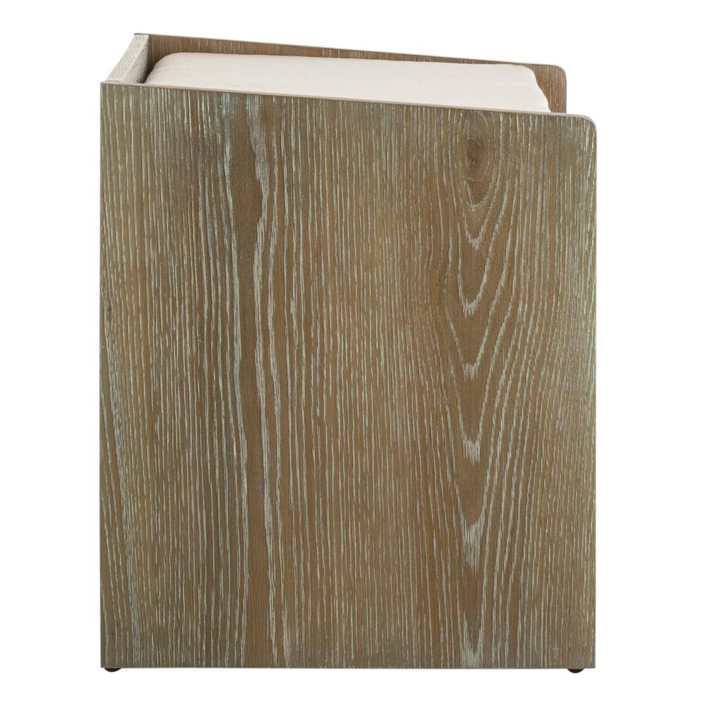 Percy Storage Bench, Rustic Oak/Beige. Picture 9