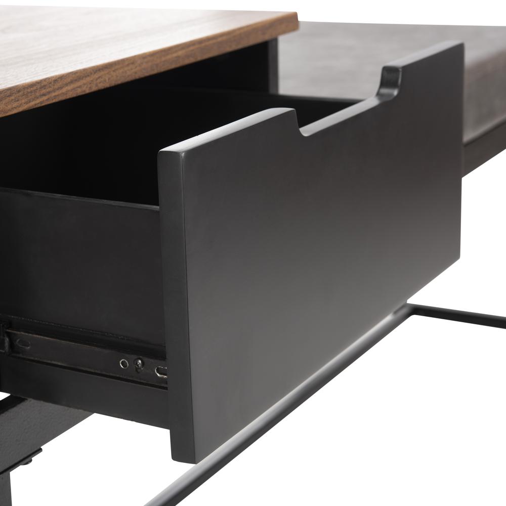Maruka Bench With Storage, Grey Wash/Dark Green. Picture 6