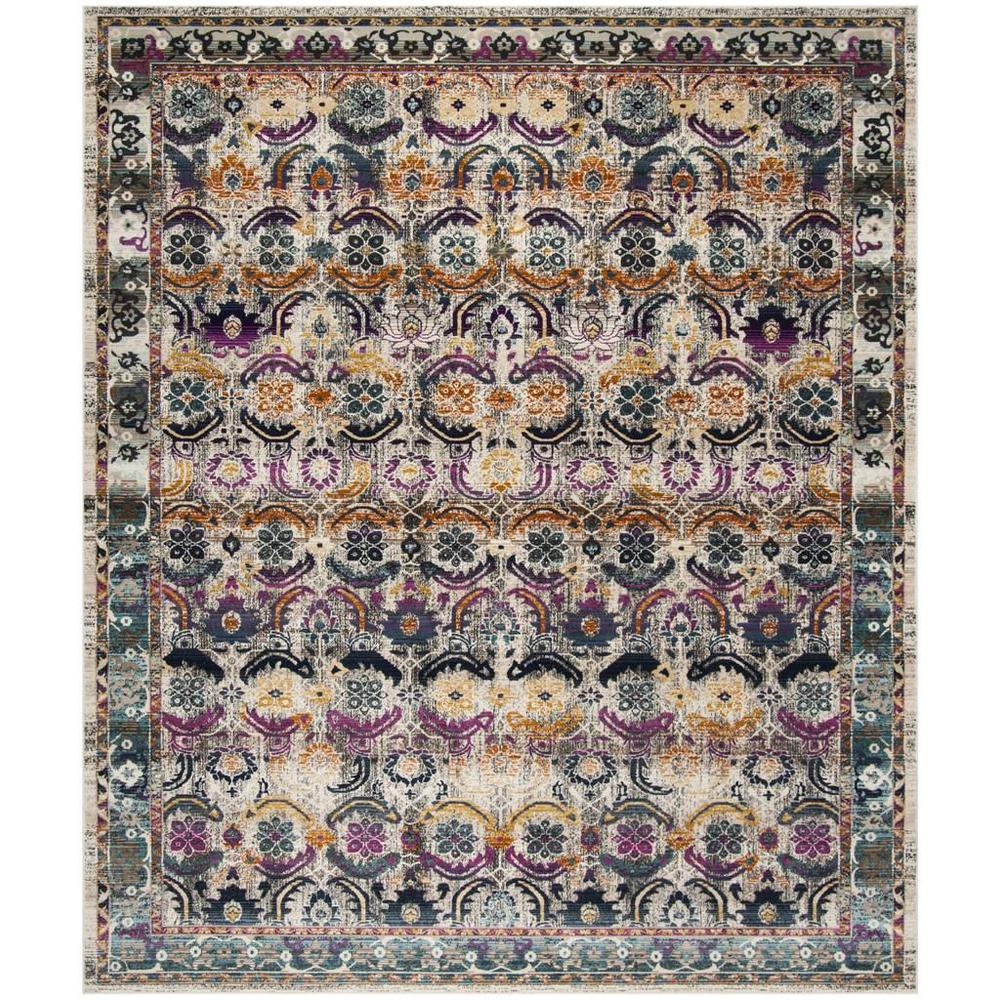 BALDWIN, CREAM / MULTI, 8' X 10', Area Rug. Picture 1