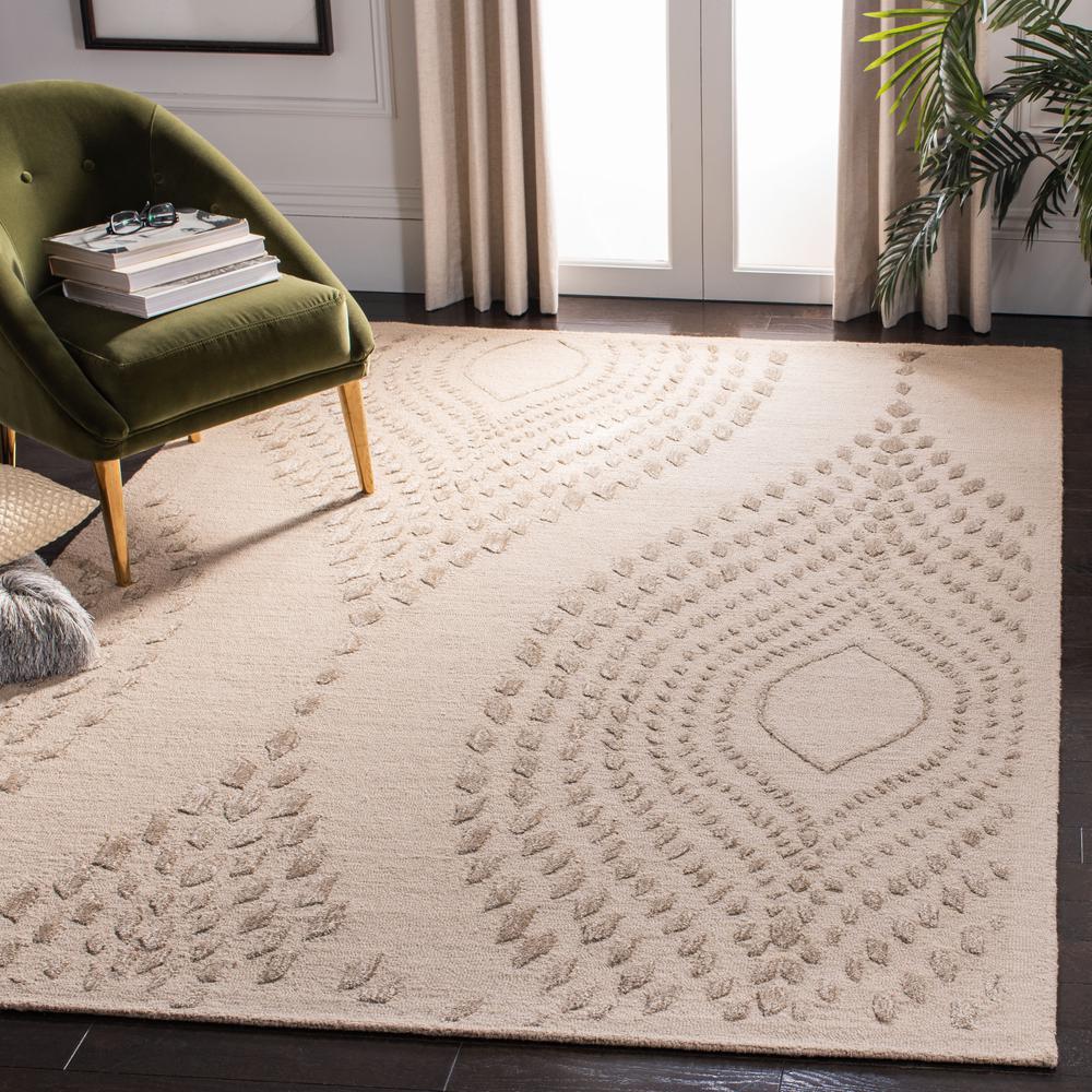 BELLA, SAND / BROWN, 6' X 9', Area Rug, BEL126B-6. Picture 5
