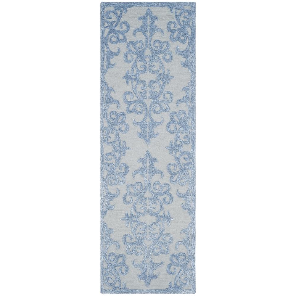 BELLA, BLUE, 2'-3" X 7', Area Rug, BEL127A-27. Picture 1