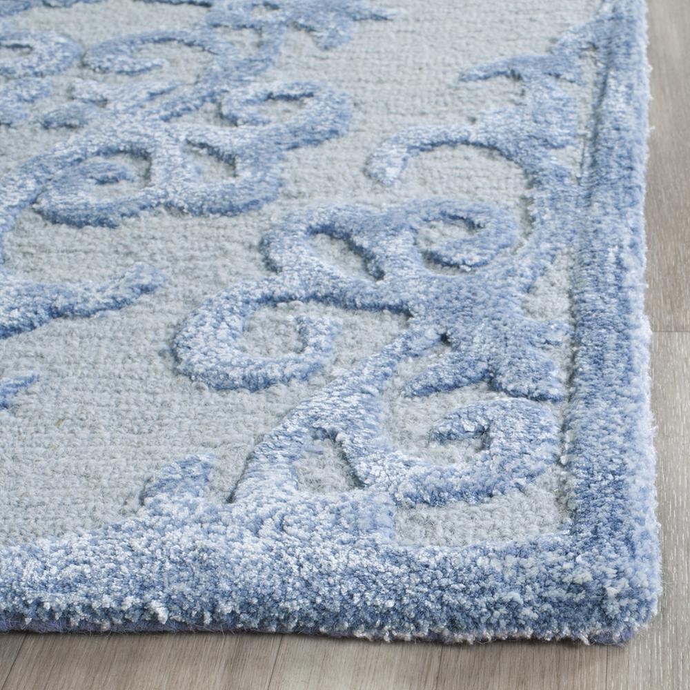BELLA, BLUE, 2'-3" X 9', Area Rug. Picture 1