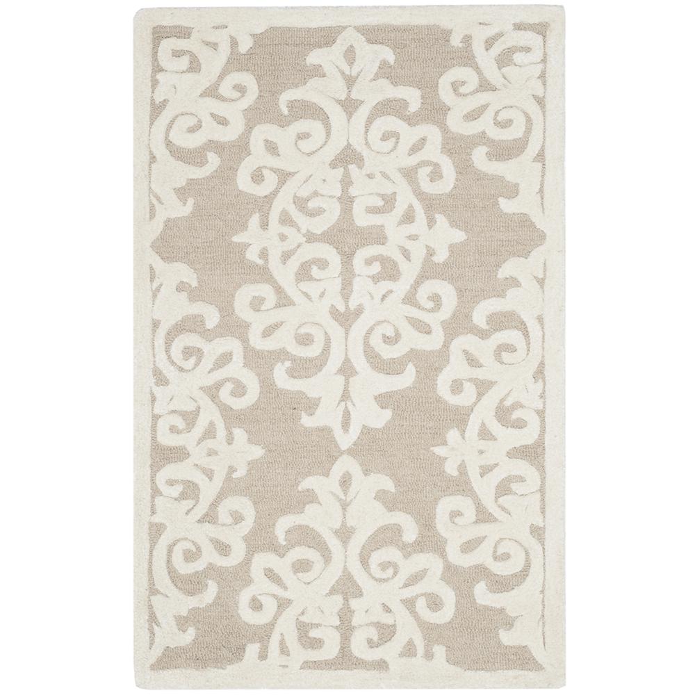BELLA, SAND / IVORY, 2'-6" X 4', Area Rug, BEL127B-24. Picture 1