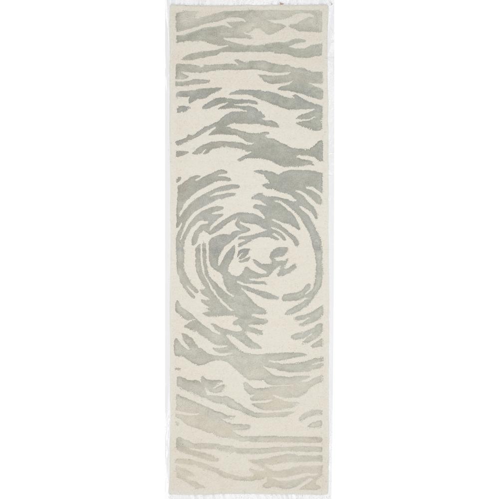 BELLA, IVORY / GREY, 2'-3" X 7', Area Rug, BEL128A-27. Picture 1