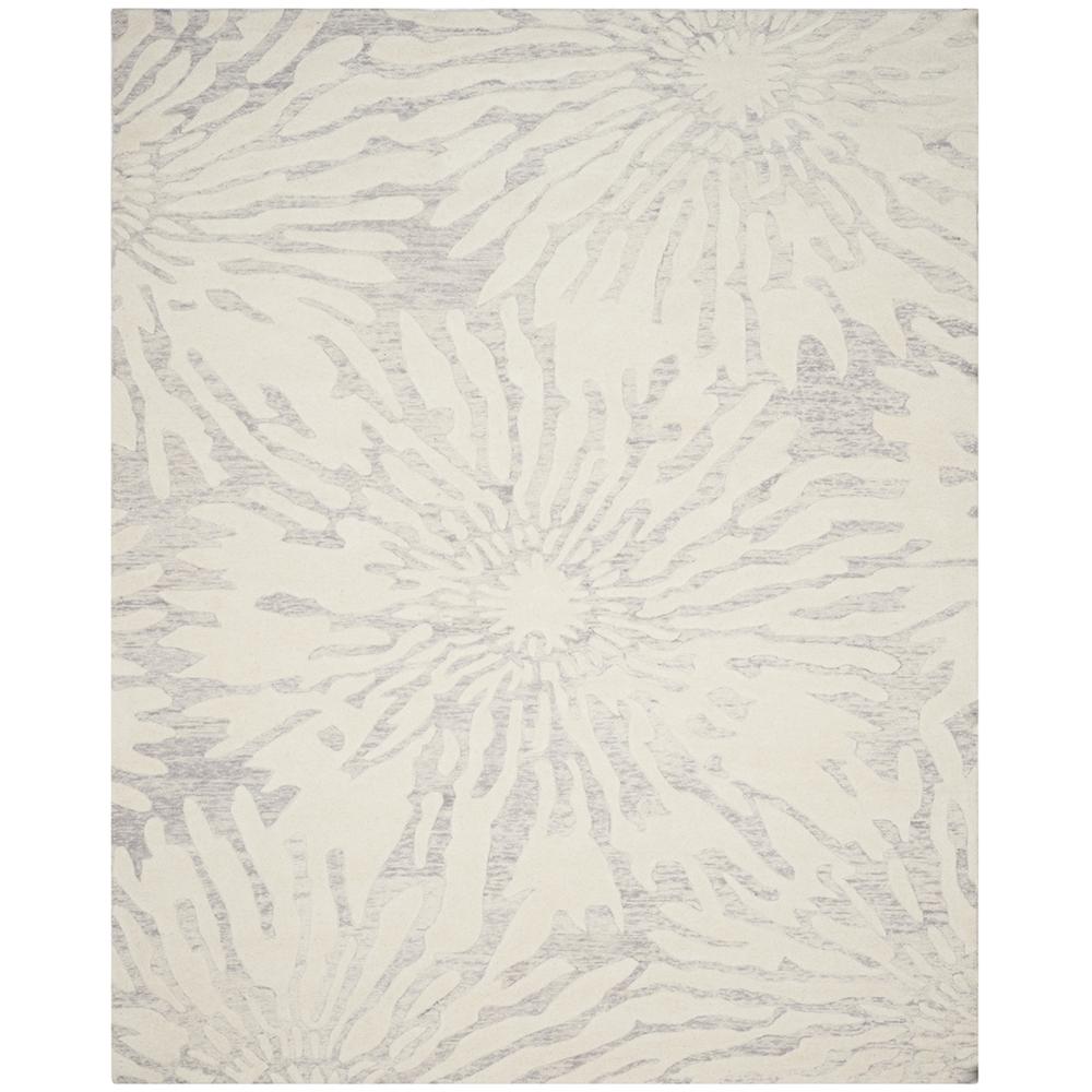 BELLA, SILVER / IVORY, 8' X 10', Area Rug, BEL129A-8. Picture 1