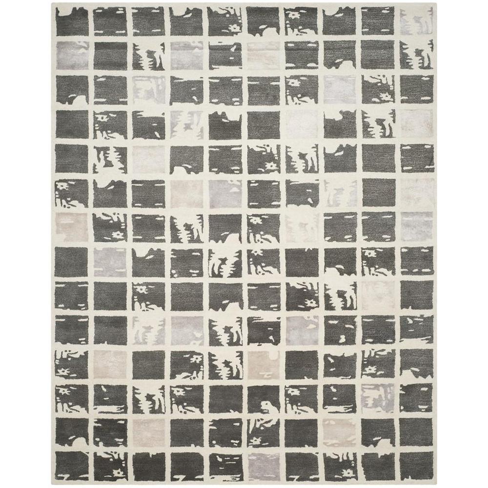 BELLA, DARK GREY / IVORY, 8' X 10', Area Rug, BEL130A-8. Picture 1
