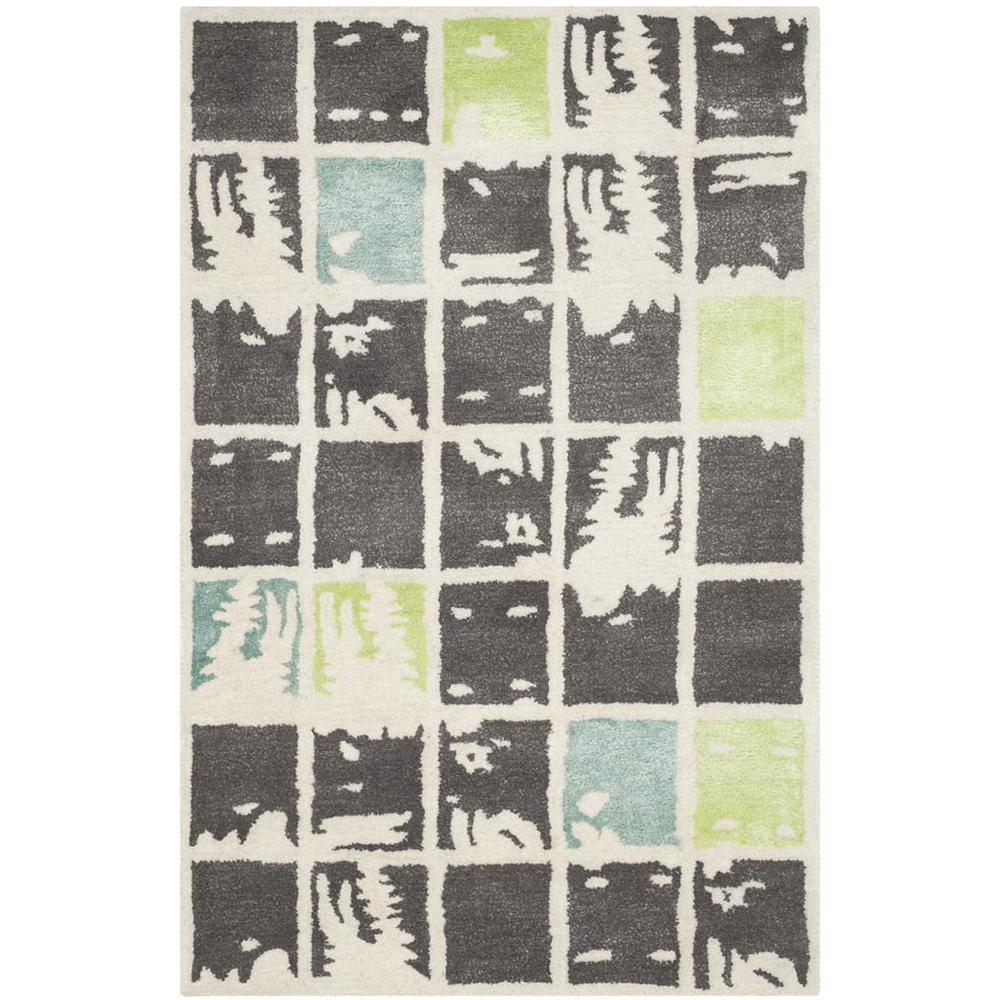 BELLA, GREY / IVORY, 2'-6" X 4', Area Rug, BEL130B-24. Picture 1