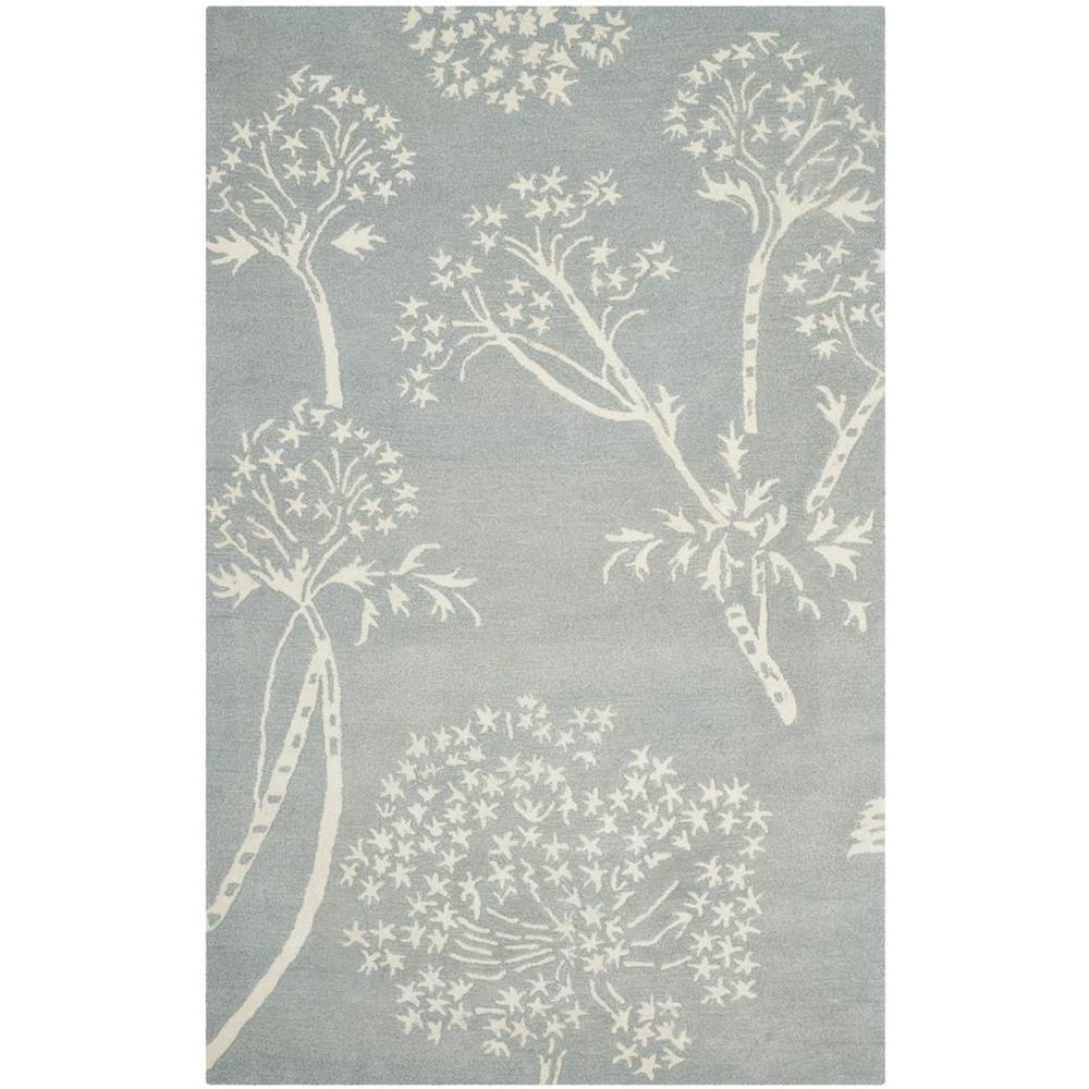 BELLA, LIGHT BLUE / IVORY, 6' X 9', Area Rug, BEL131A-6. Picture 1