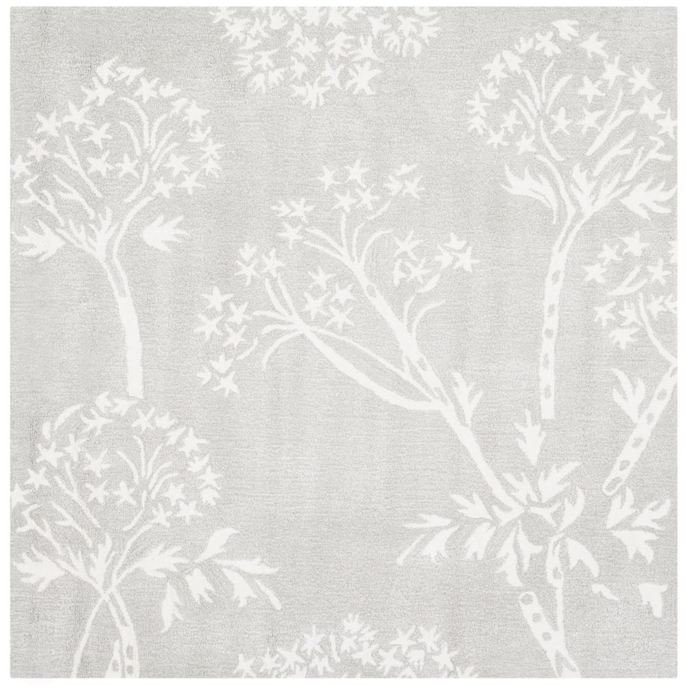 BELLA, SLATE / IVORY, 5' X 5' Square, Area Rug. Picture 1