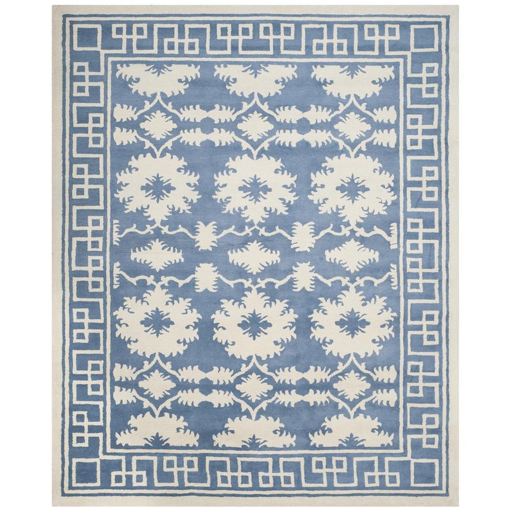 BELLA, BLUE / IVORY, 8' X 10', Area Rug, BEL132A-8. Picture 1