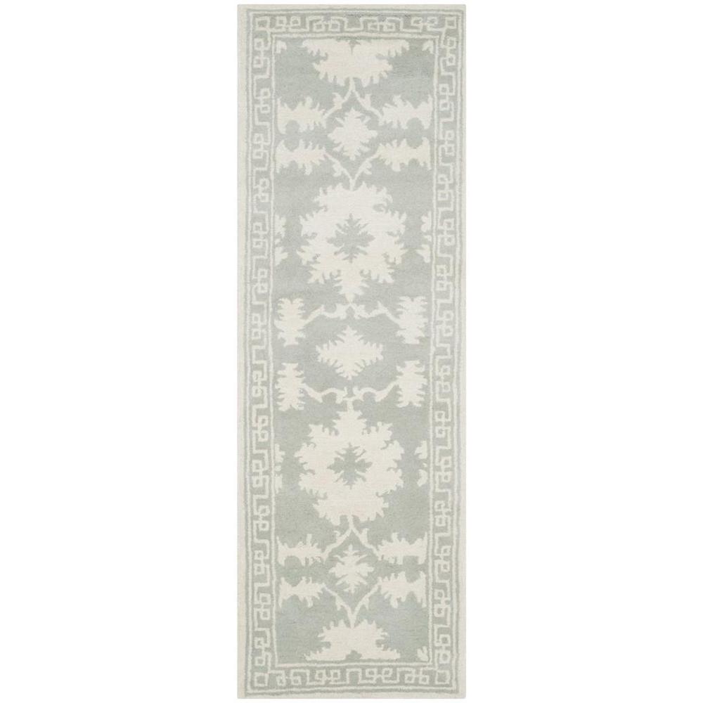 BELLA, GREY / IVORY, 2'-3" X 7', Area Rug, BEL132B-27. Picture 1