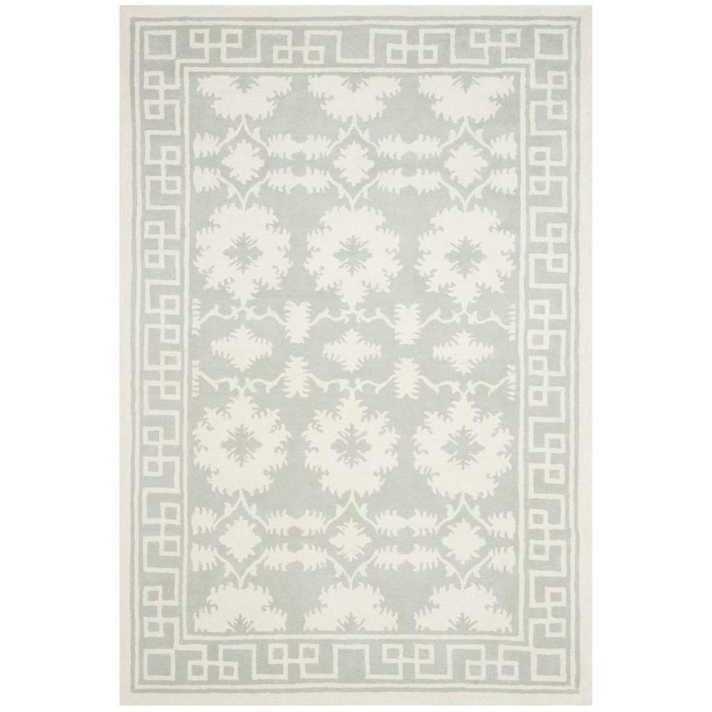 BELLA, GREY / IVORY, 4' X 6', Area Rug, BEL132B-4. Picture 1