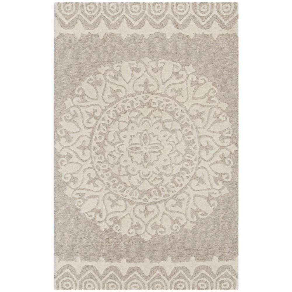 BELLA, BEIGE / IVORY, 2'-6" X 4', Area Rug, BEL133A-24. Picture 1