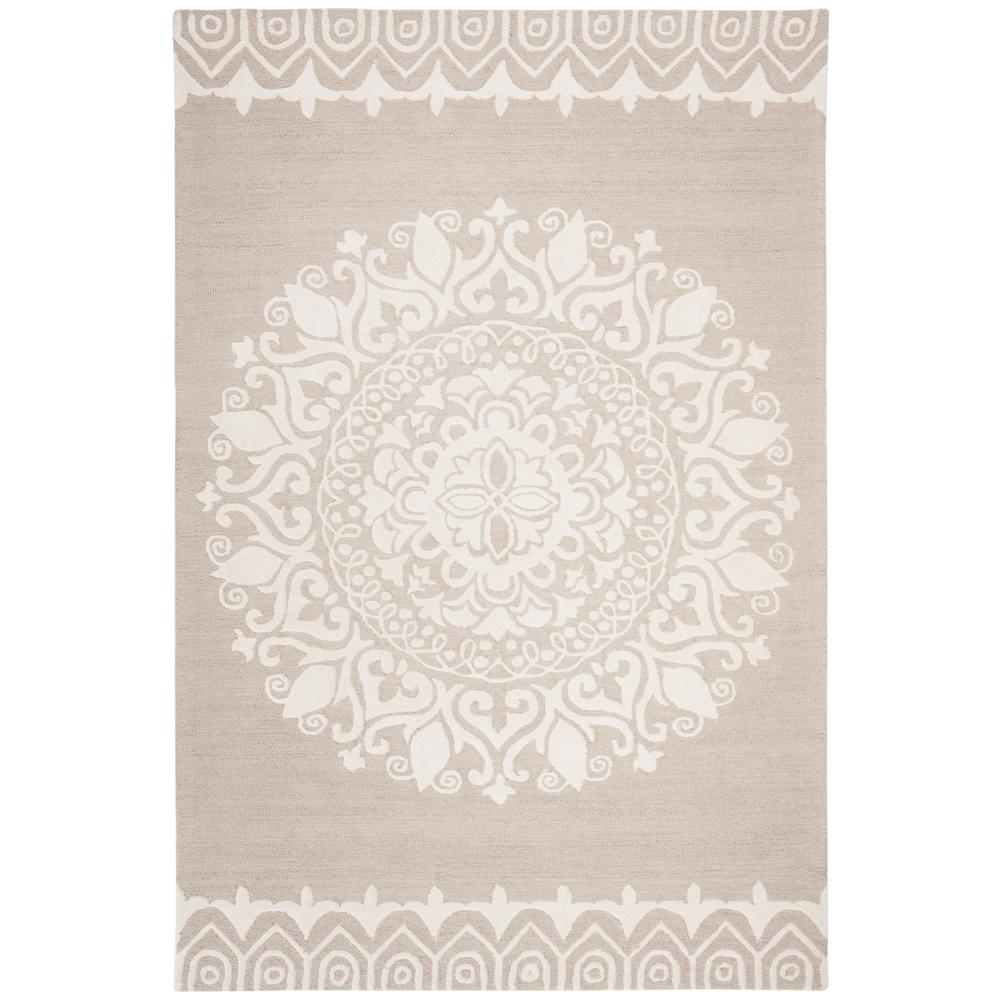 BELLA, BEIGE / IVORY, 6' X 9', Area Rug, BEL133A-6. Picture 6