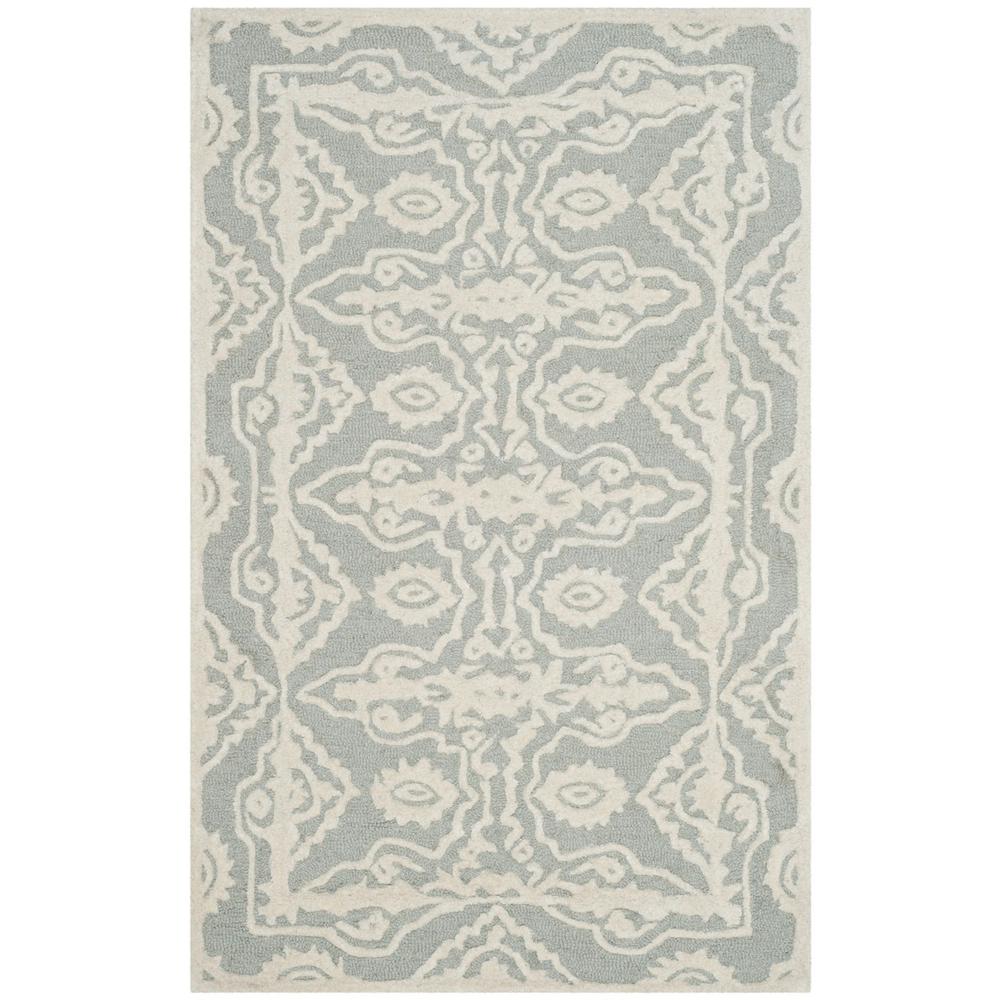 BELLA, GREY / IVORY, 2'-6" X 4', Area Rug, BEL134B-24. Picture 1