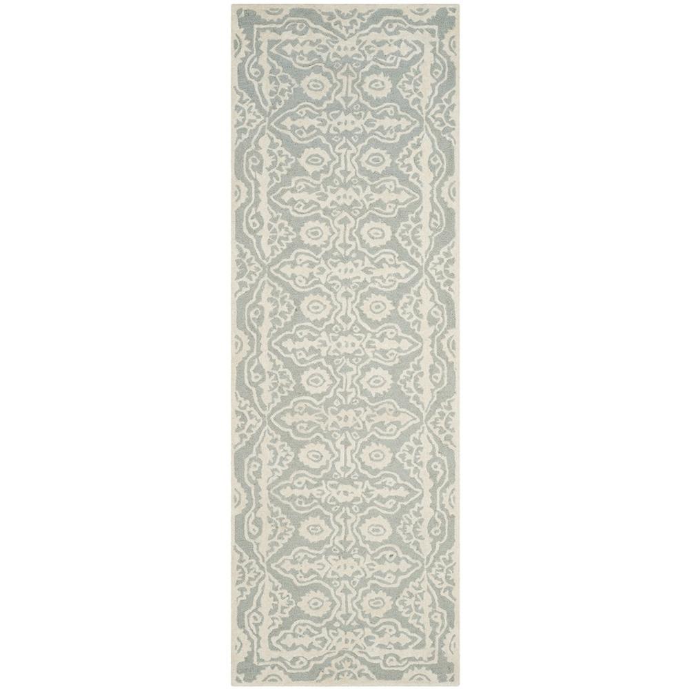 BELLA, GREY / IVORY, 2'-3" X 7', Area Rug, BEL134B-27. Picture 1