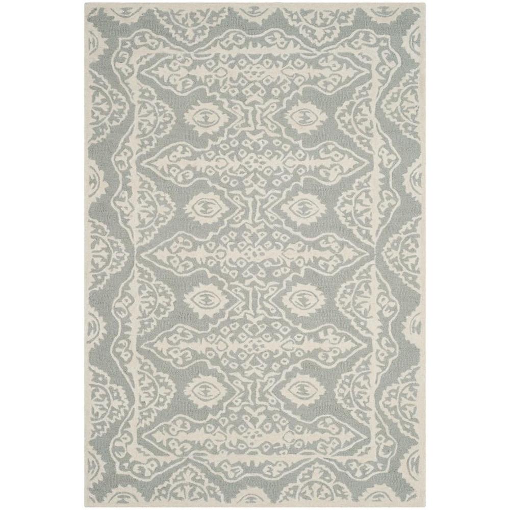 BELLA, GREY / IVORY, 4' X 6', Area Rug, BEL134B-4. Picture 1