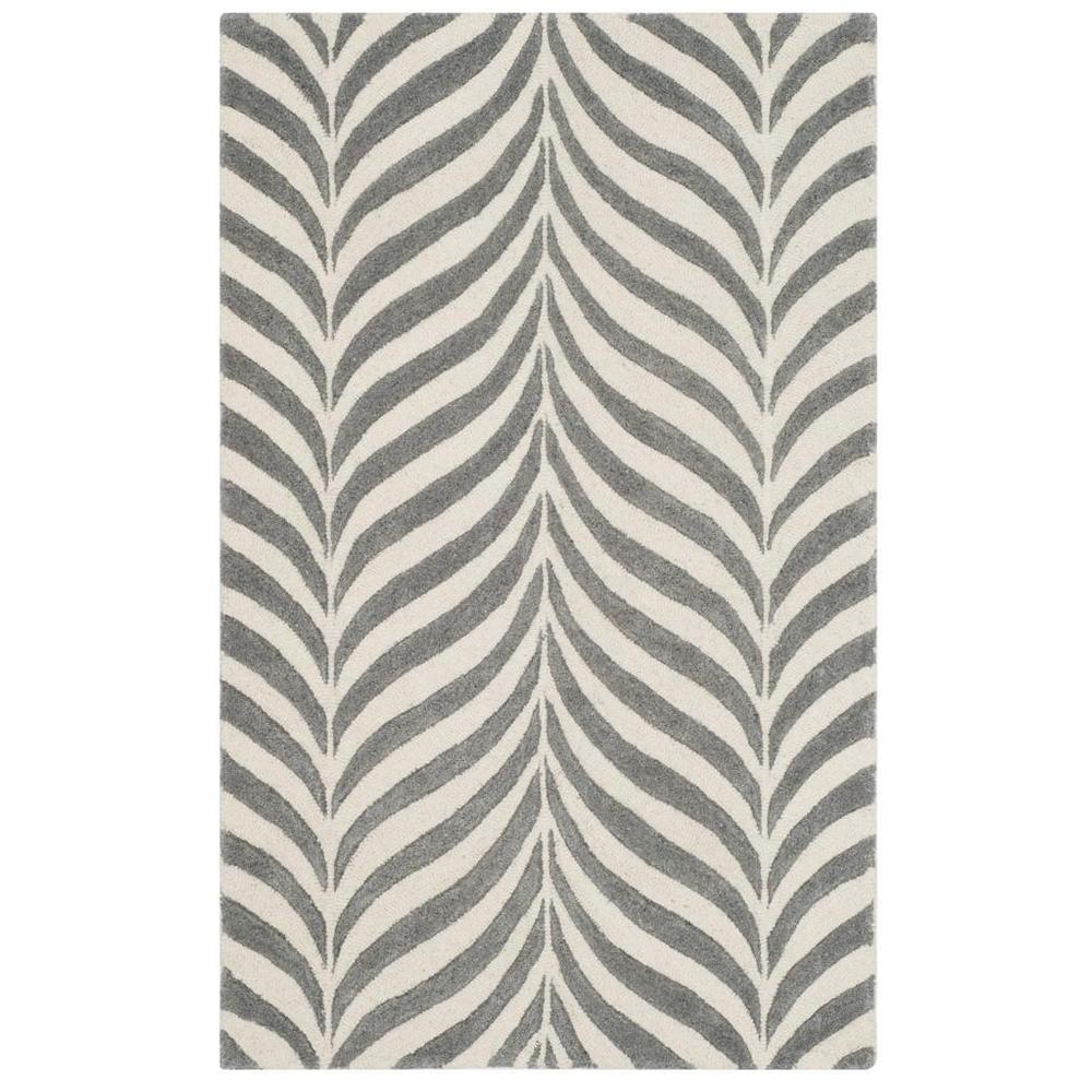 BELLA, IVORY / GREY, 2'-6" X 4', Area Rug, BEL135B-24. Picture 1