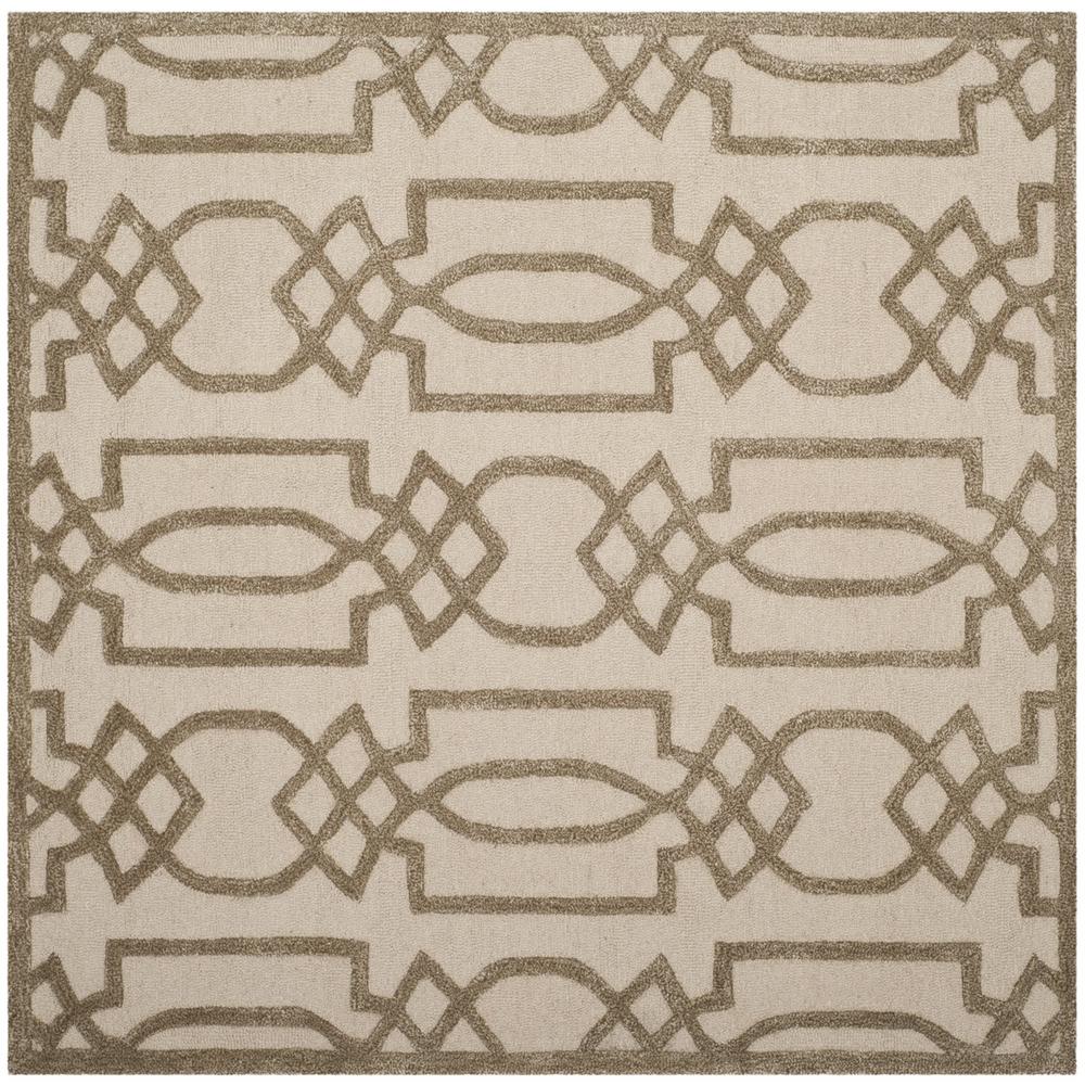 BELLA, SAND / BROWN, 5' X 5' Square, Area Rug, BEL138A-5SQ. Picture 1
