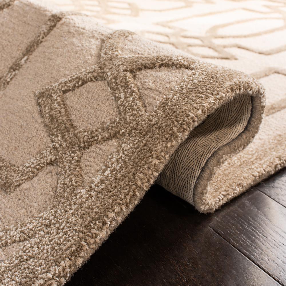 BELLA, SAND / BROWN, 6' X 9', Area Rug, BEL138A-6. Picture 5