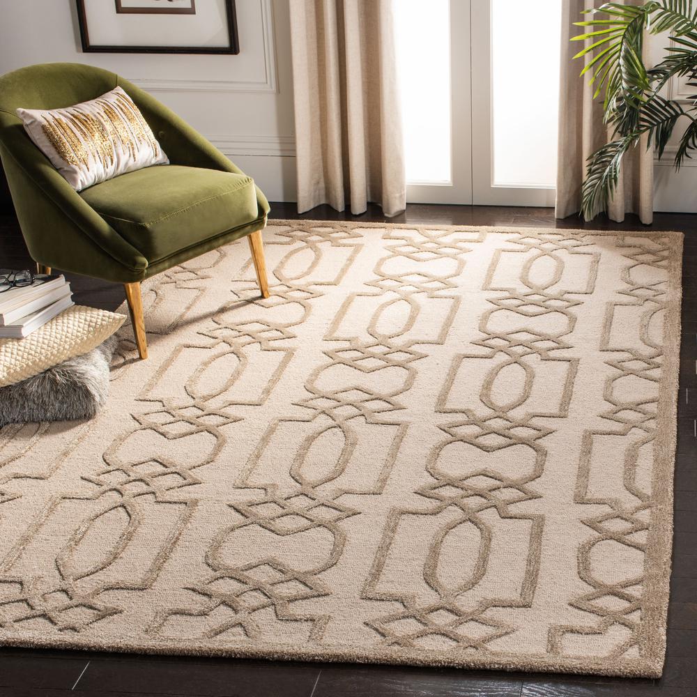 BELLA, SAND / BROWN, 6' X 9', Area Rug, BEL138A-6. Picture 6