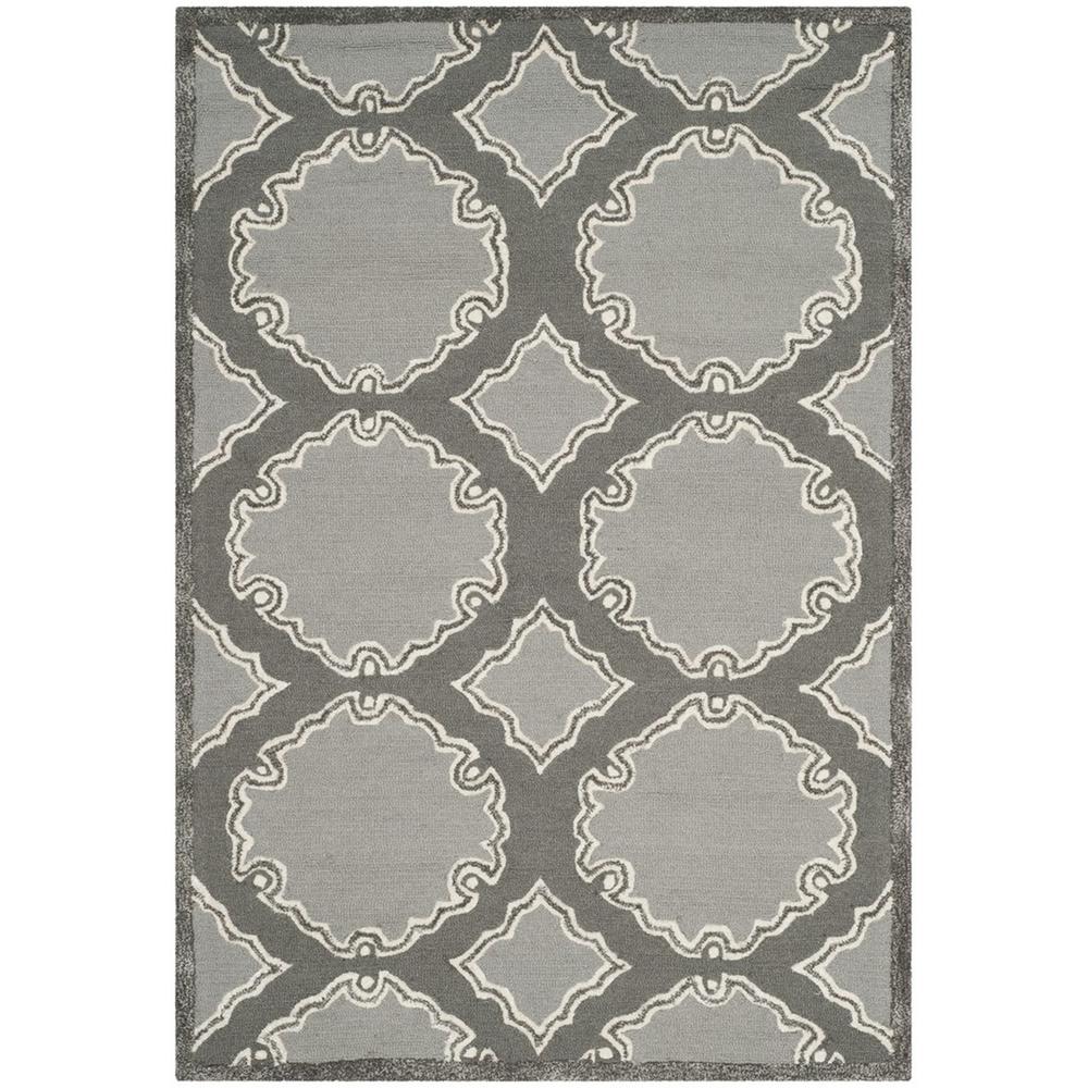 BELLA, GREY / LIGHT GREY, 4' X 6', Area Rug. Picture 1
