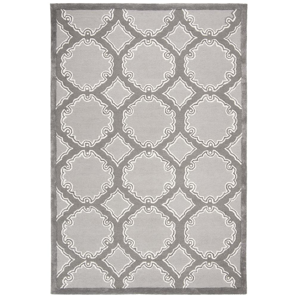BELLA, GREY / LIGHT GREY, 6' X 9', Area Rug. Picture 5
