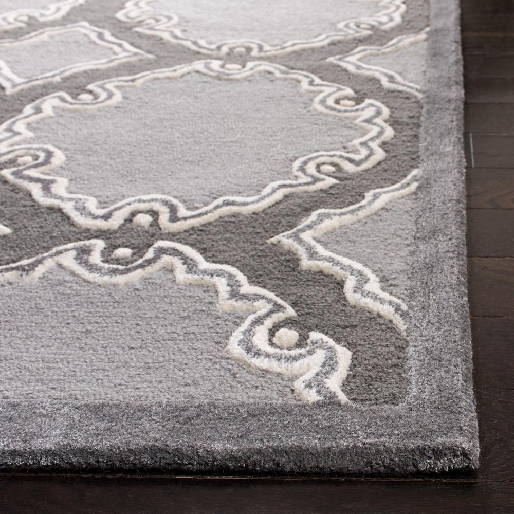 BELLA, GREY / LIGHT GREY, 6' X 9', Area Rug. Picture 2