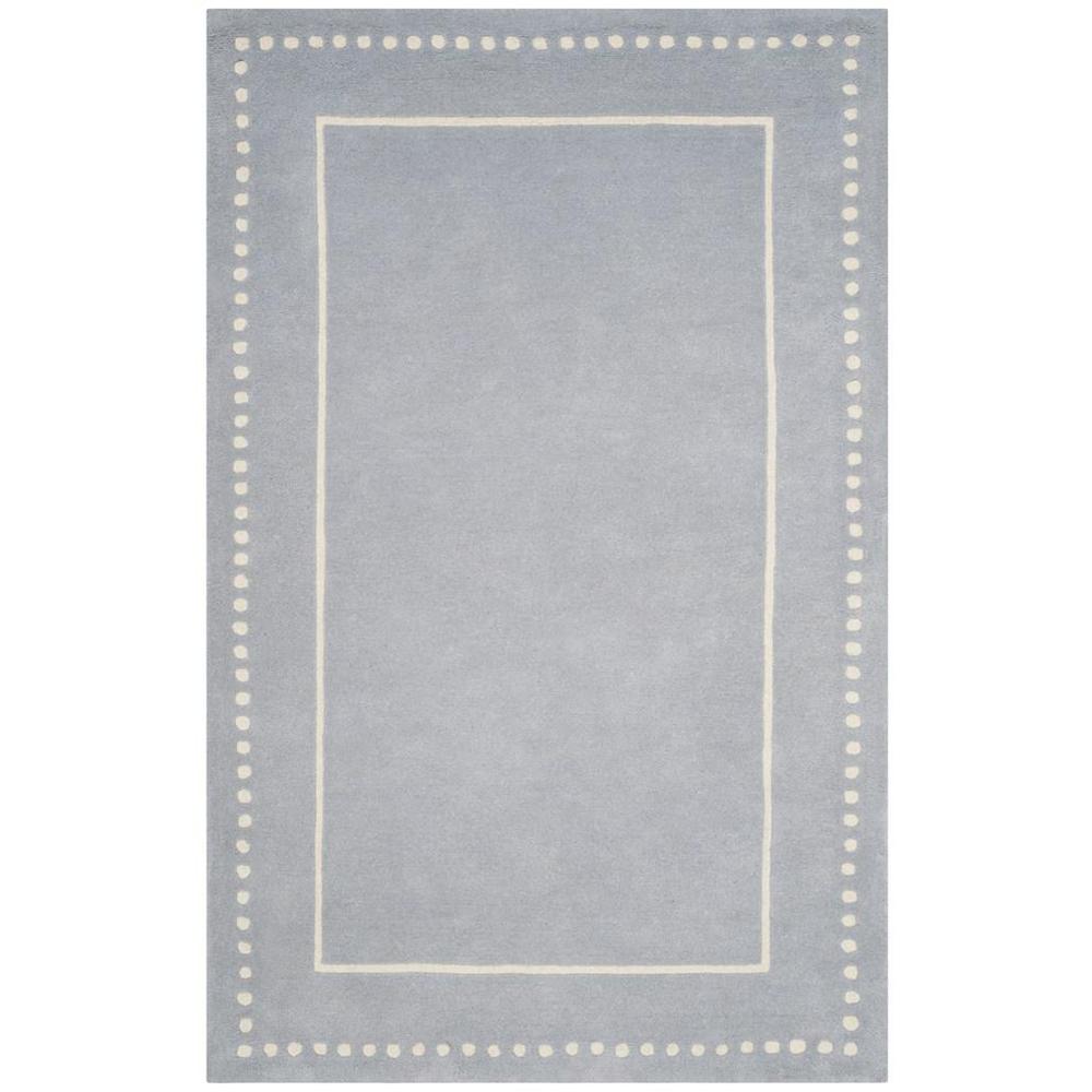 BELLA, LIGHT BLUE / IVORY, 5' X 8', Area Rug, BEL151A-5. Picture 1