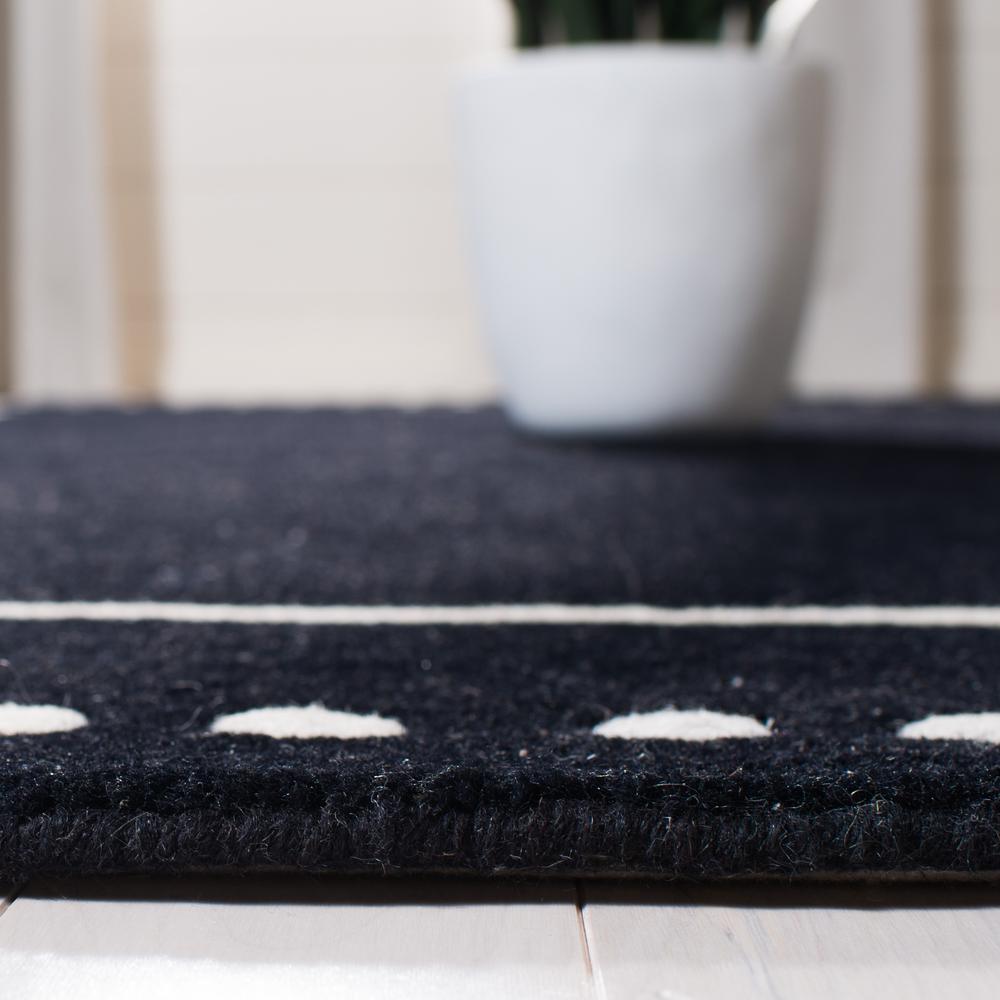 BELLA, BLACK / IVORY, 6' X 9', Area Rug, BEL151E-6. Picture 2