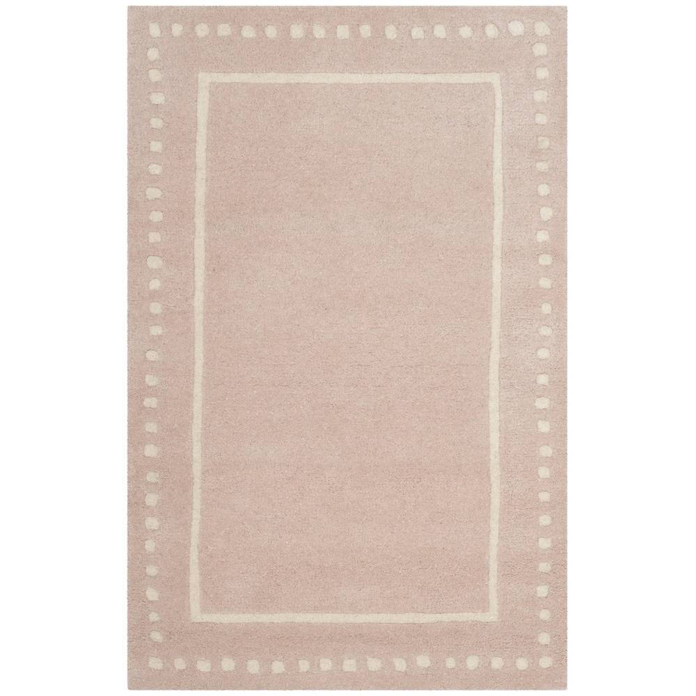 BELLA, LIGHT PINK / IVORY, 2'-6" X 4', Area Rug. Picture 1