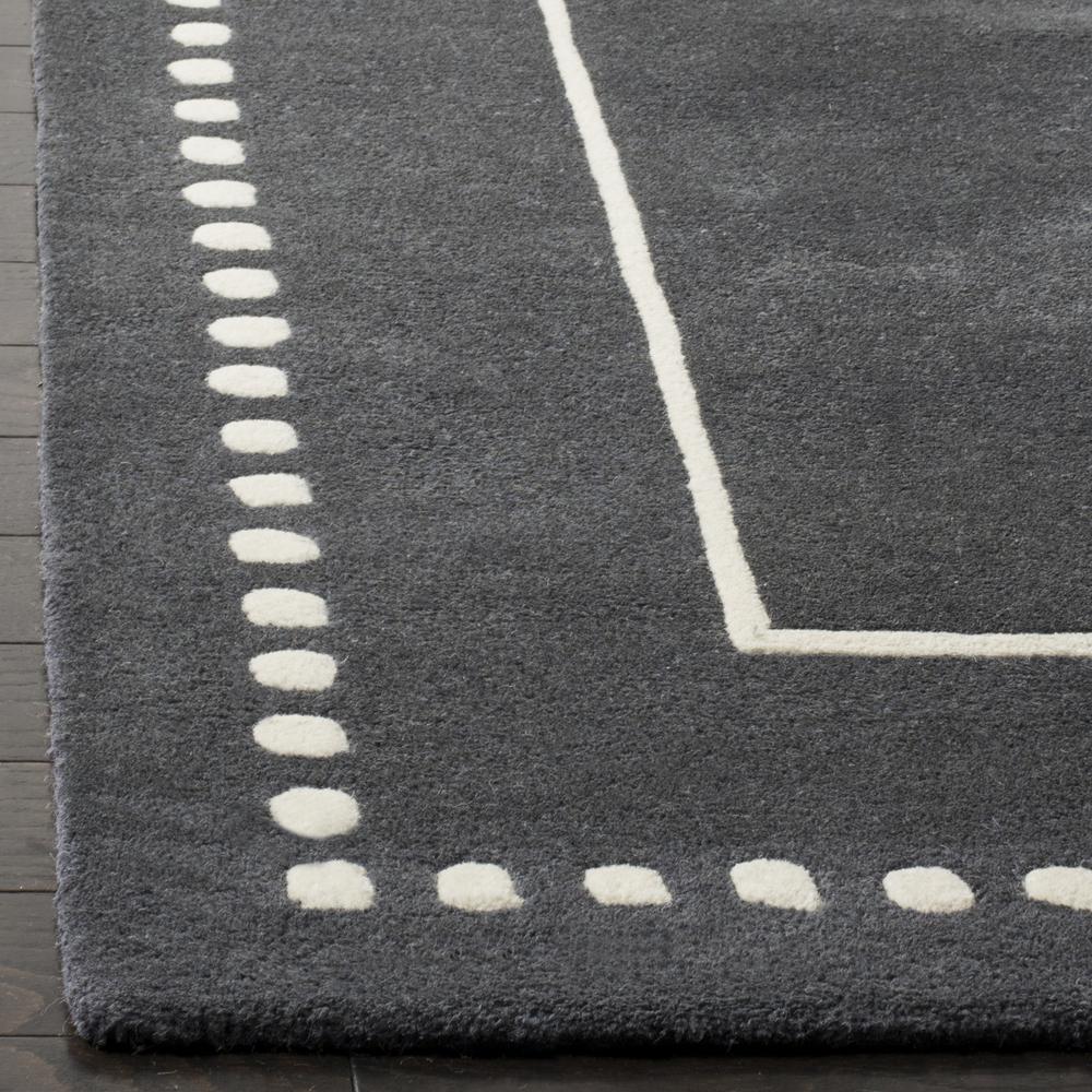 BELLA, DARK GREY / IVORY, 6' X 9', Area Rug, BEL151X-6. Picture 2