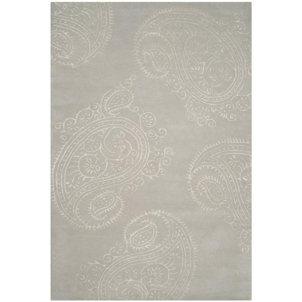 BELLA, SILVER / BEIGE, 6' X 9', Area Rug. Picture 1