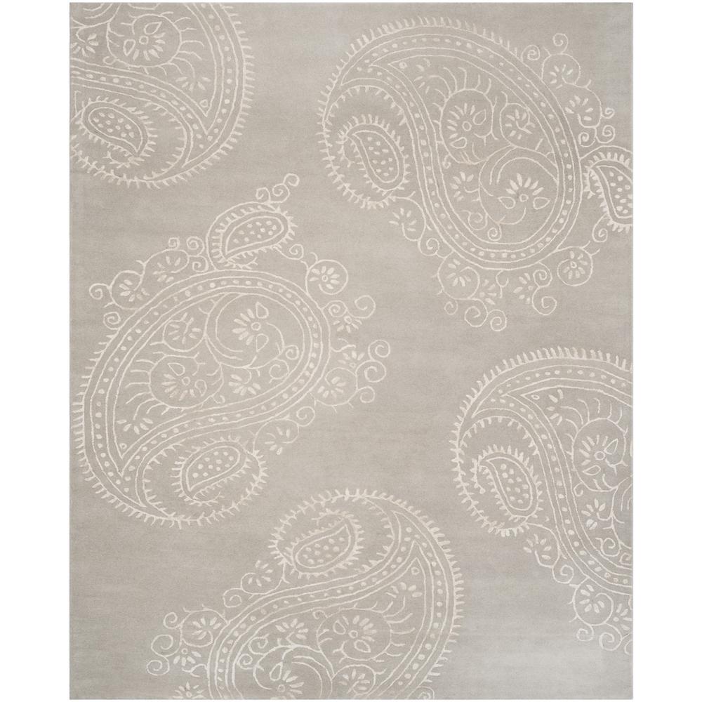 BELLA, SILVER / BEIGE, 8' X 10', Area Rug. Picture 1