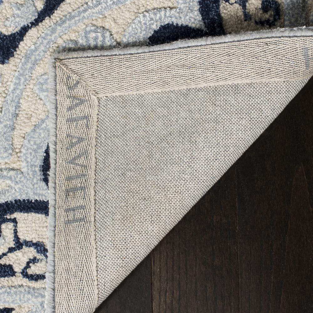 BELLA, IVORY / BLUE, 6' X 9', Area Rug, BEL154A-6. Picture 1