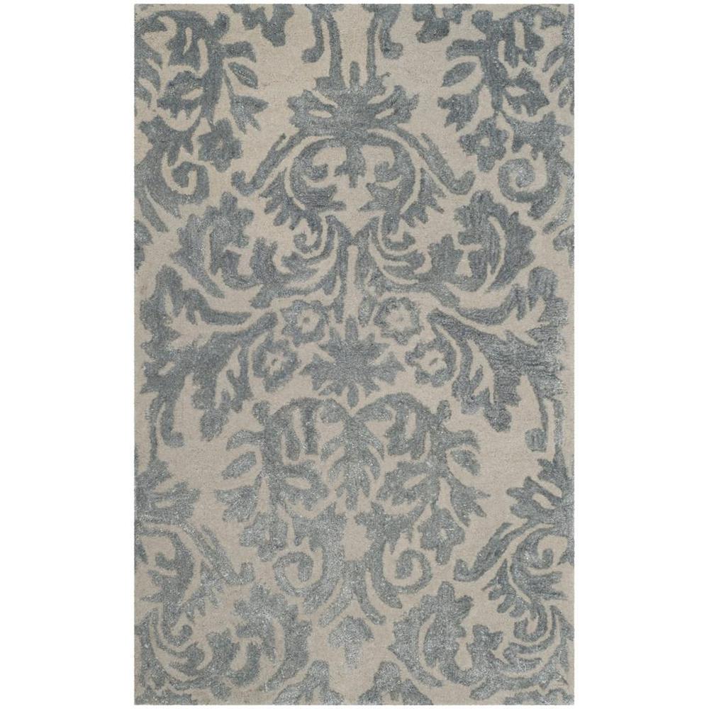 BELLA, IVORY / SILVER, 2'-6" X 4', Area Rug. Picture 1