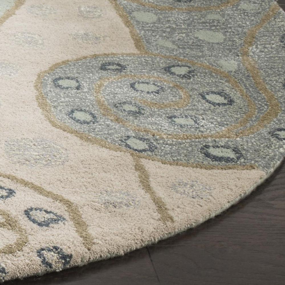 BELLA, SAGE / MULTI, 5' X 5' Round, Area Rug. Picture 1