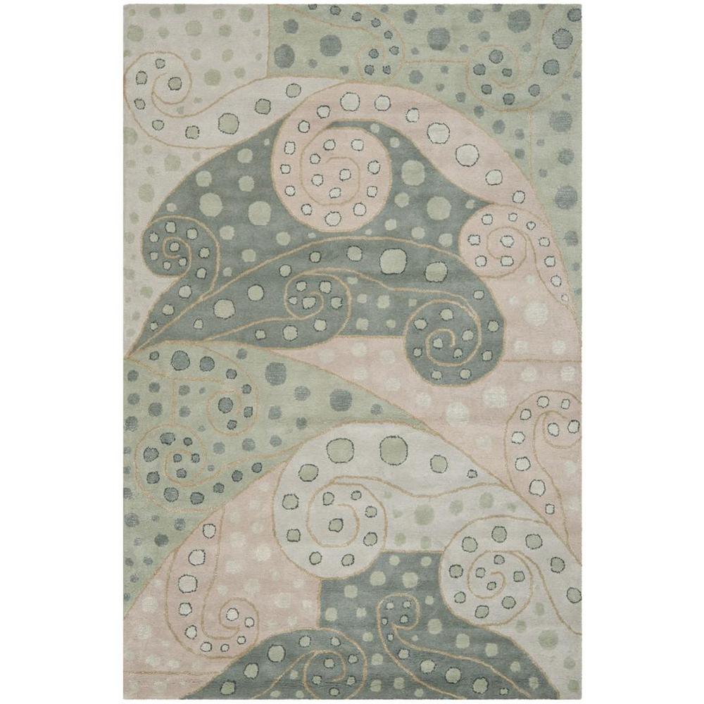 BELLA, SAGE / MULTI, 6' X 9', Area Rug. Picture 1