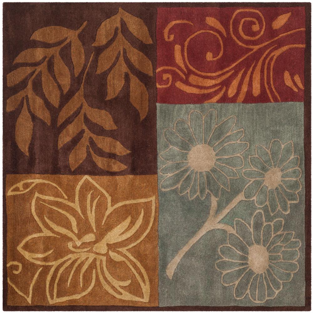 BELLA, MULTI, 5' X 5' Square, Area Rug. Picture 1
