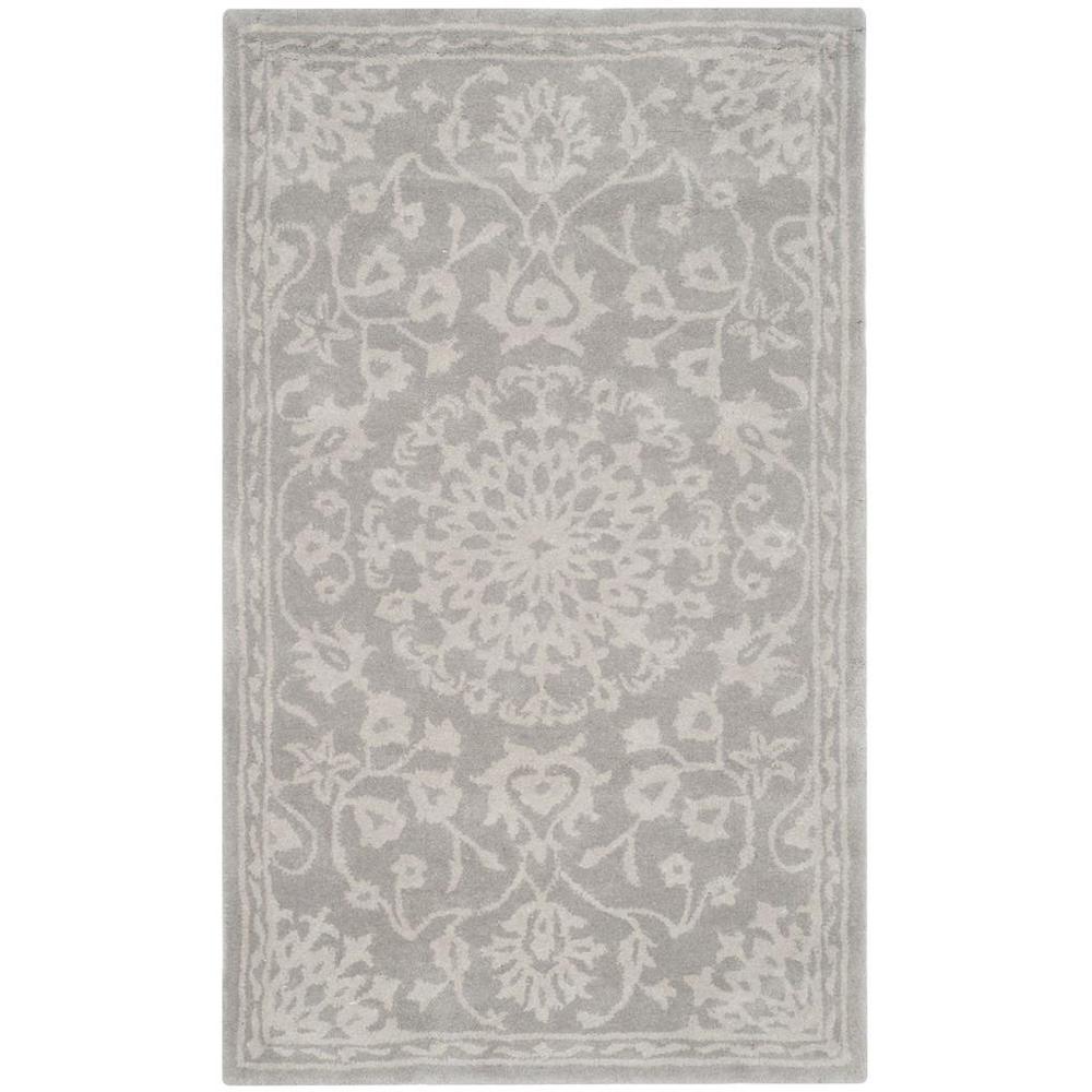 BELLA, GREY / SILVER, 3' X 5', Area Rug. Picture 1