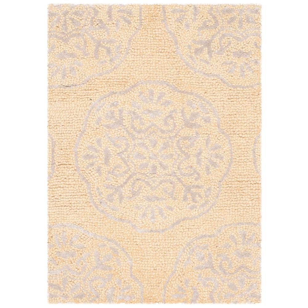 BELLA, BEIGE / SILVER, 2' X 3', Area Rug. Picture 1