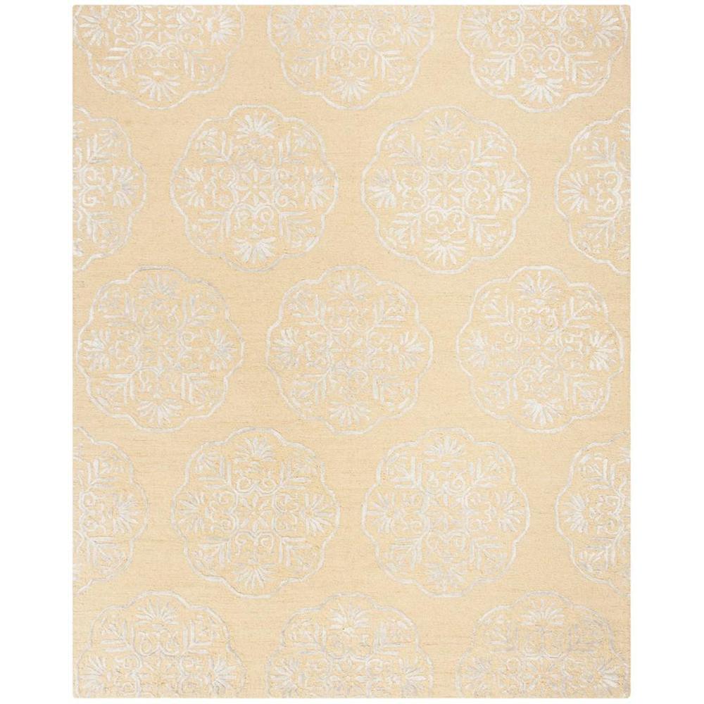 BELLA, BEIGE / SILVER, 8' X 10', Area Rug. Picture 1