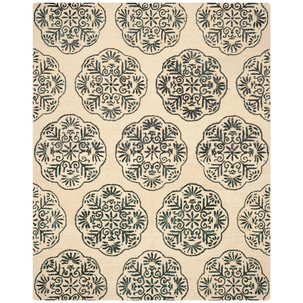BELLA, IVORY / CHARCOAL, 8' X 10', Area Rug. Picture 1