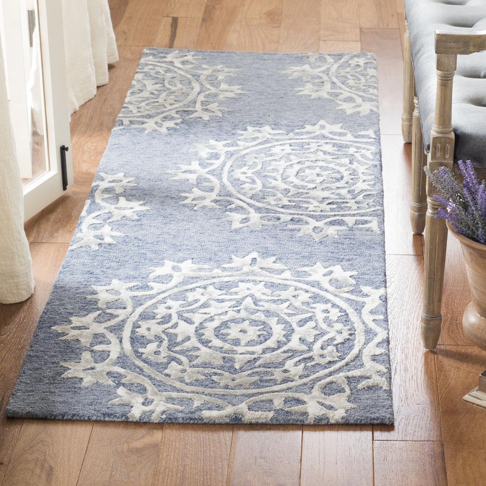 BELLA, BLUE, 2' X 3', Area Rug, BEL914A-2. Picture 3