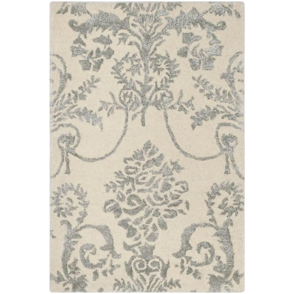BELLA, IVORY / GREY, 2' X 3', Area Rug, BEL917A-2. Picture 1