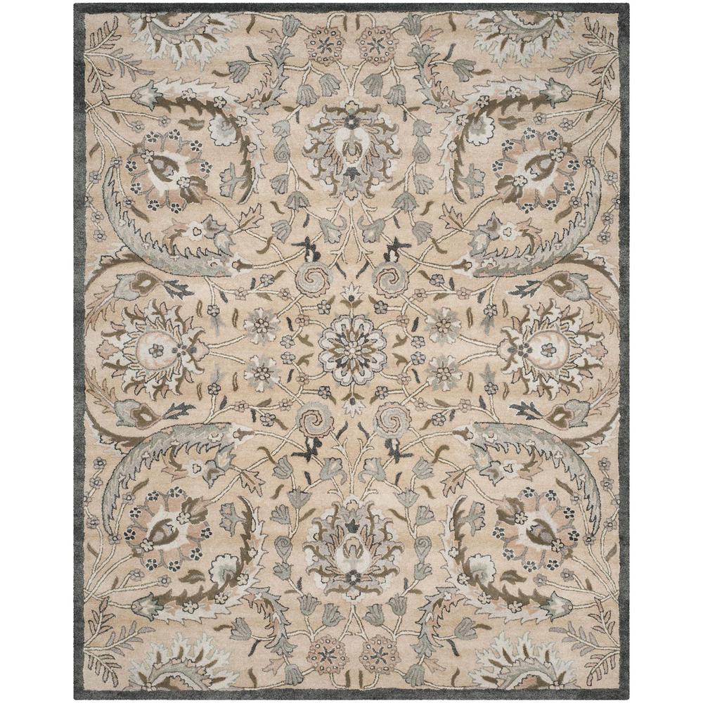 BELLA, BEIGE / MULTI, 8' X 10', Area Rug. Picture 1