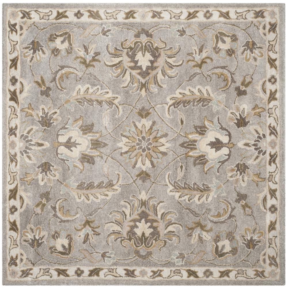 BELLA, GREY / MULTI, 5' X 5' Square, Area Rug, BEL924B-5SQ. Picture 1