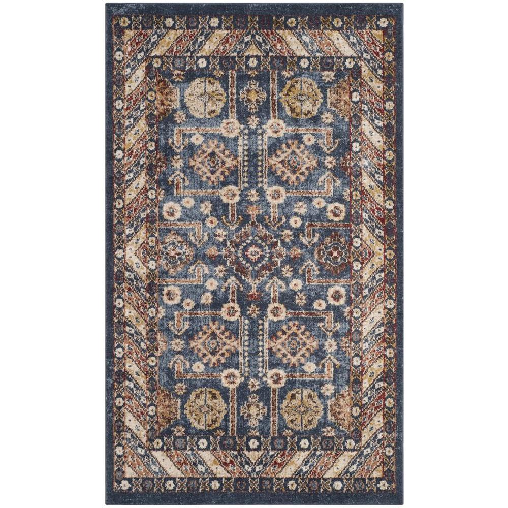 BIJAR, ROYAL / IVORY, 3' X 5', Area Rug, BIJ653B-3. Picture 1